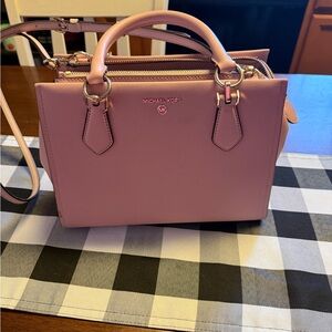Michael Kors  light Pink Satchel Bag with wallet